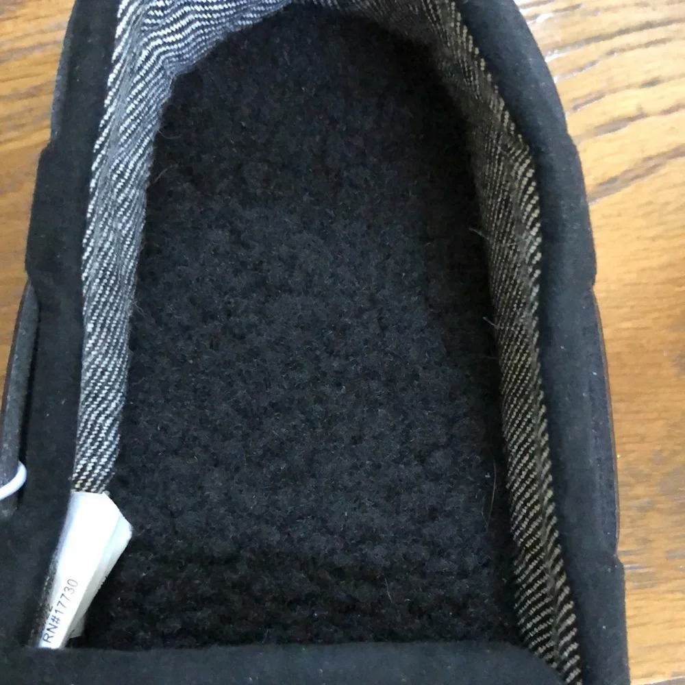 New Boy’s Lionel Moccasins. Size 13. Black. Cushioned foot bed.